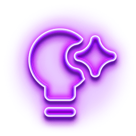 neon bulb image icon