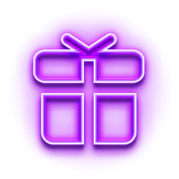 neon present image icon