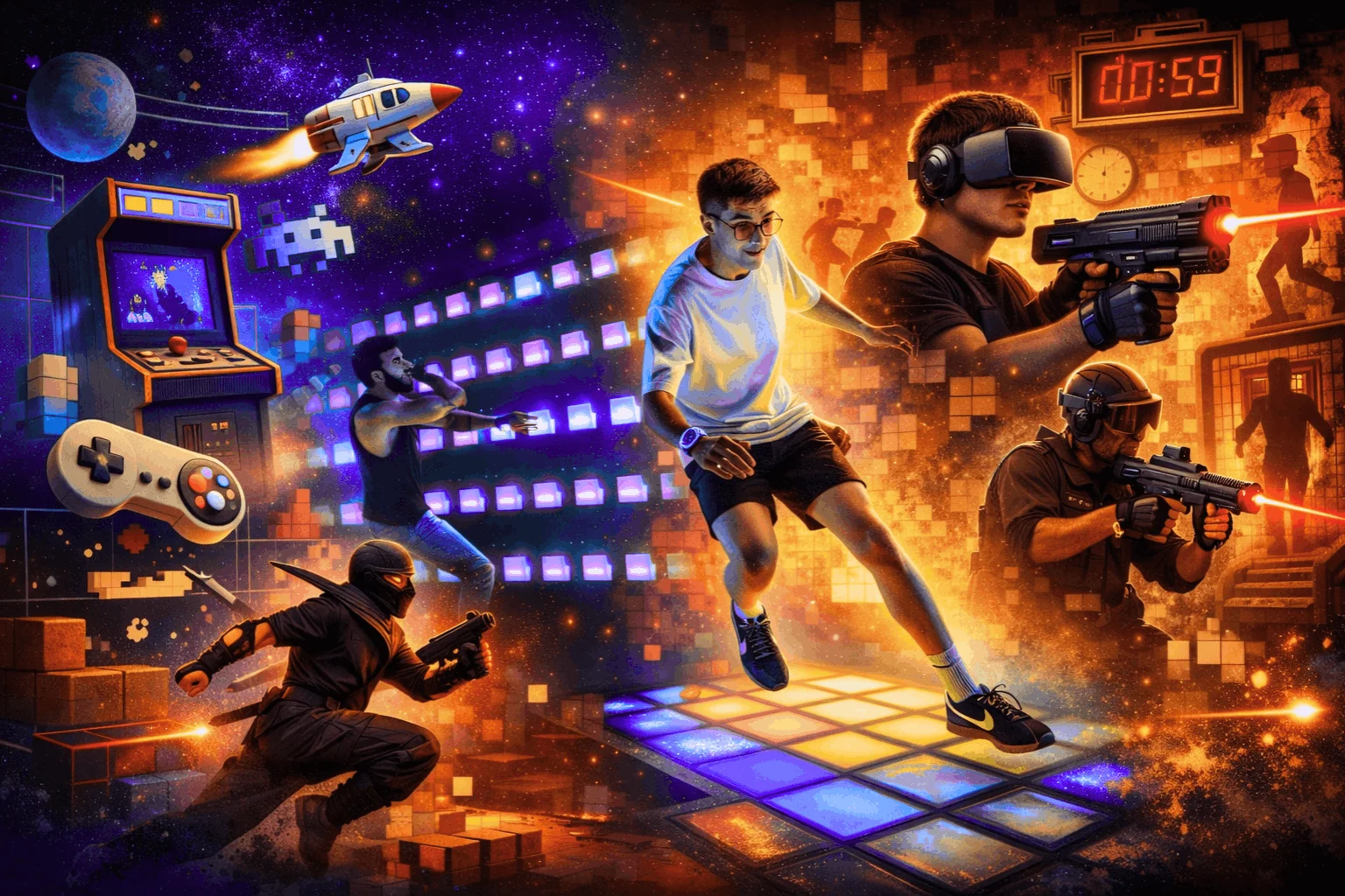 L'Histoire des Action Games : Des Jeux Vidéo à la Réalité