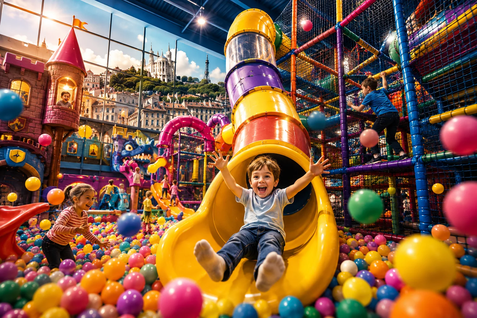 Les 15 meilleurs parcs de jeux couverts pour enfants à Lyon