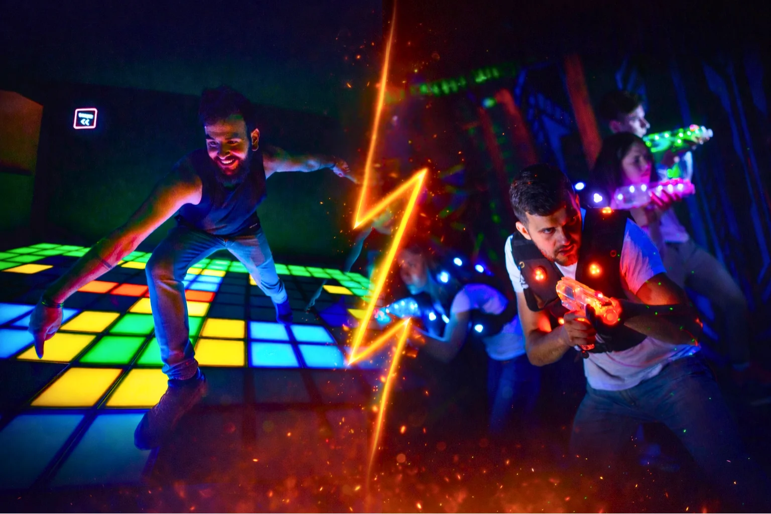 Quelle différence entre un Action Game et un Laser Game ?